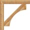 Ekena Millwork Westlake Block Rough Sawn Bracket, Western Red Cedar, 6"W x 48"D x 48"H BKT06X48X48WTL05RWR - alternate 3